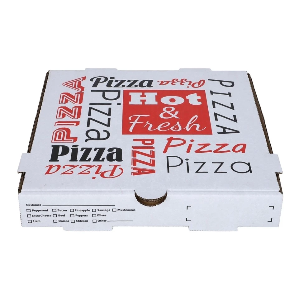 Prenosná opakovane použiteľná krabica na pizzu z vlnitej lepenky