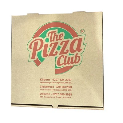 Rozložiteľný materiál krabice na pizzu na mieru