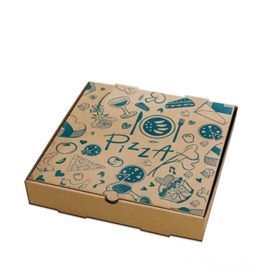 Papierová škatuľka na balenie pizze s vlastným logom