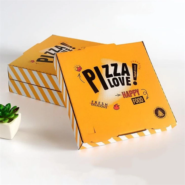 Dodávateľ vlastný dizajn tlačených škatúľ na pizzu